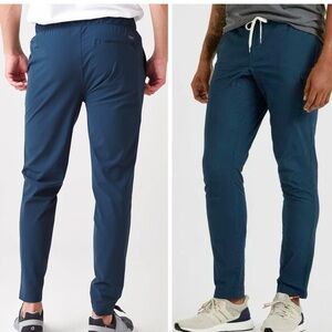 VUORI Men's Indigo Navy Blue Ripstop Pants Joggers